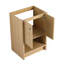 Meuble-lavabo autoportant 24 po, 2 portes à fermeture douce, chêne, contreplaqué (sans le lavabo)-559925792