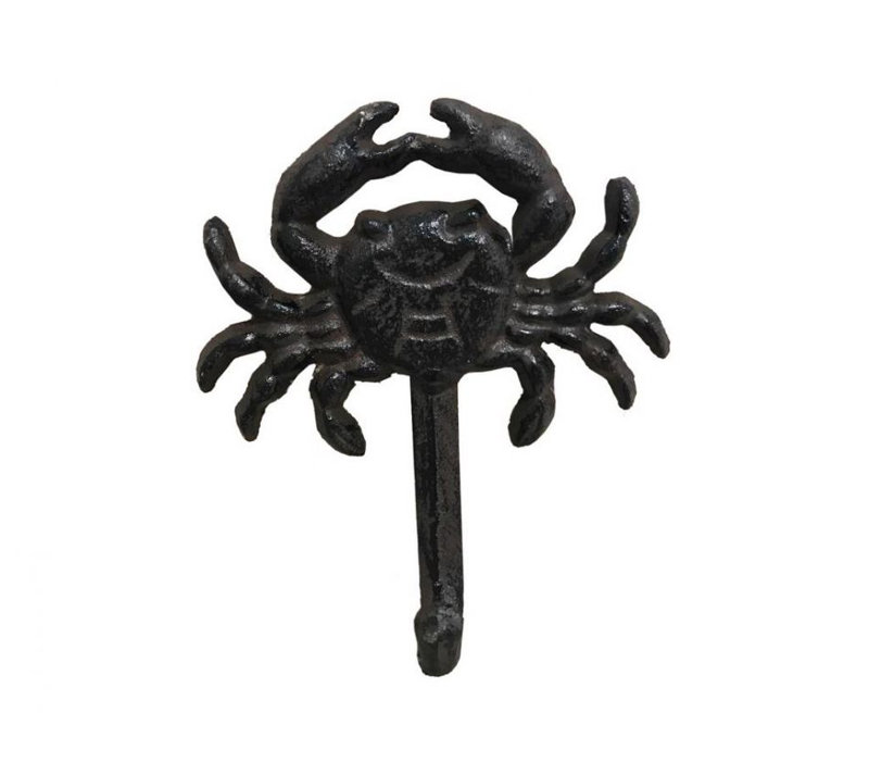 Crochet mural crabe Jonette, Noir