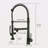 Heavy Duty Commercial Style Kitchen Sink Faucet, Single Handle Pre-Rinse Spring Sprayer Kitchen Faucets, High Arc Pull Down Kitchen Faucet-118388272