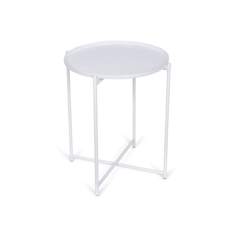 Ne s'applique pas à la table de bout à plateau supérieur, Blanc