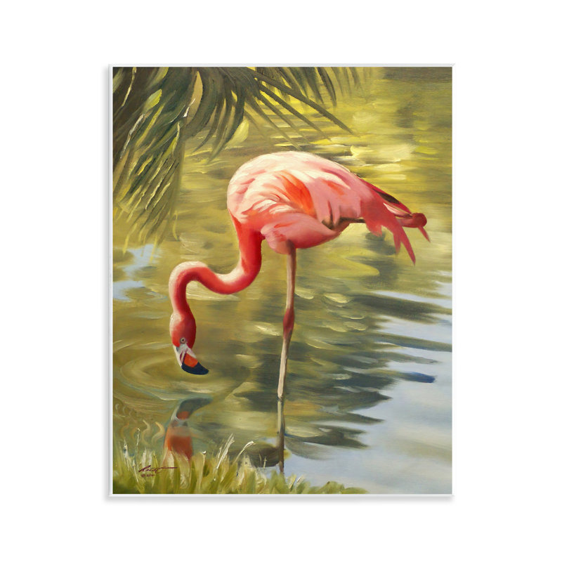 «Flamingo Shallow Pond», art mural par D. Rust