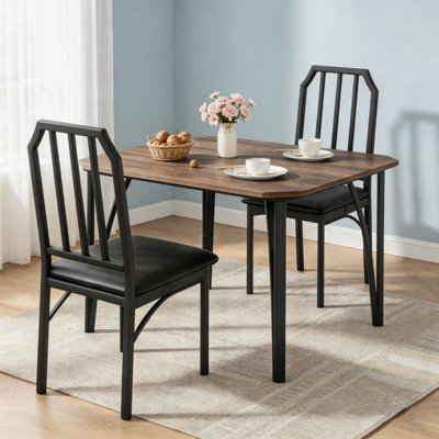 2 -Person Solid Wood Dining Set