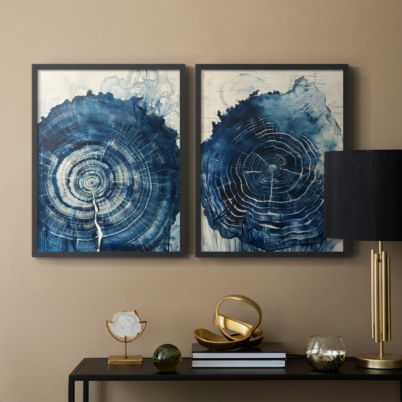 Série ABSTRACT CLXVI - reproduction encadrée de qualité supérieure - prête à être accrochée - aucun clou requis - aucun clou requis
