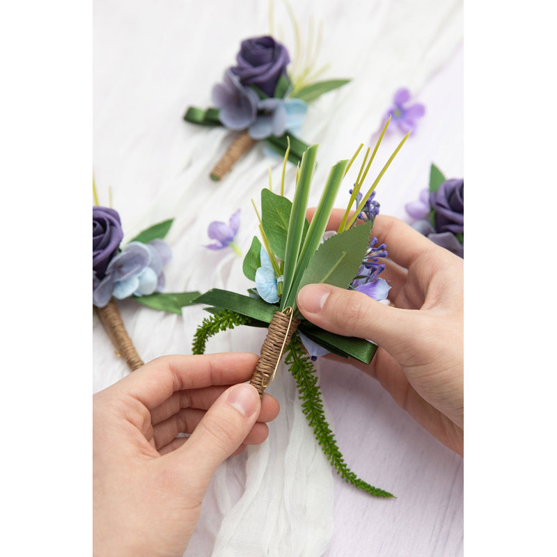 Boutonnières Ling's Moment en Rêve Violet Éthéré, Mauve