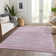 Machine Washable Indoor/Outdoor Claudian ACN1239 Mauve Rug