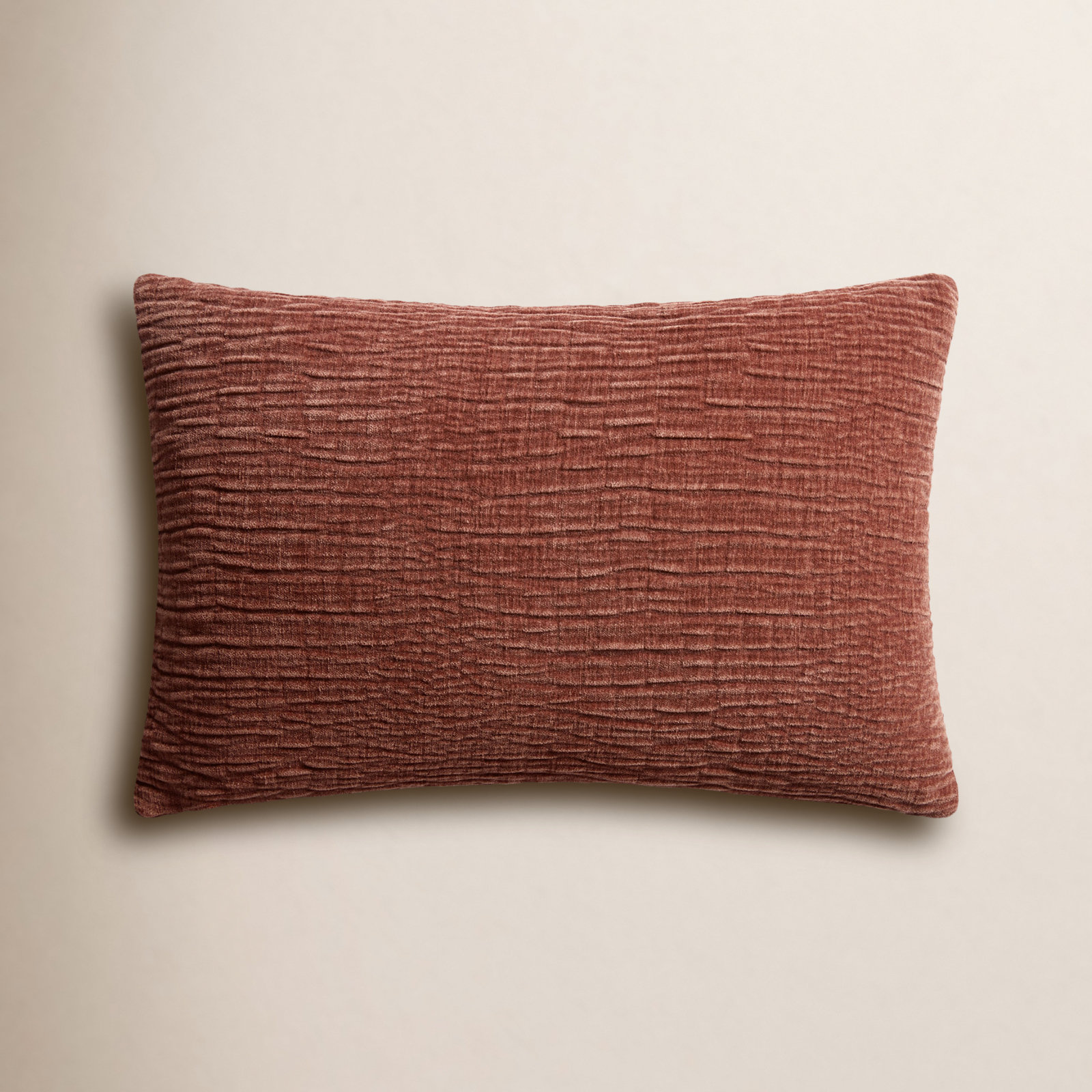 Edan Throw Pillow, 13"H x 21"W, Copper, Pillow Cover Only/No Insert
