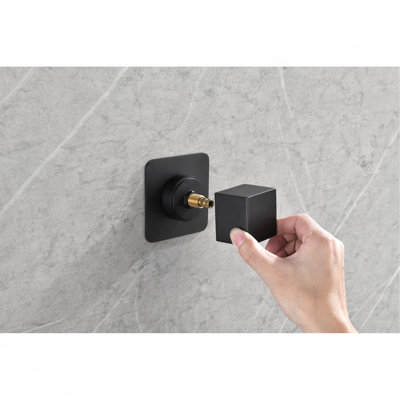 Corps de soupape de contrôle du débit de douche principal avec poignée en laiton réglable (1 pièce)