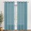 Paire de rideaux semi-transparents avec œillets Dawan-1635607299-1635607309