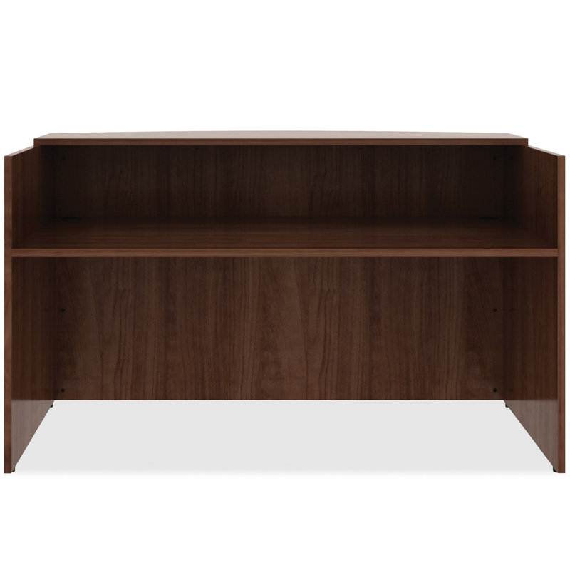 Essentials Series Rectangle Synthetic Laminate Reception Desk