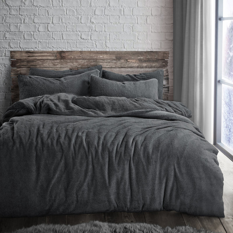 Velosso Teddy Soft Cosy Thermal Fleece Duvet Set, Single