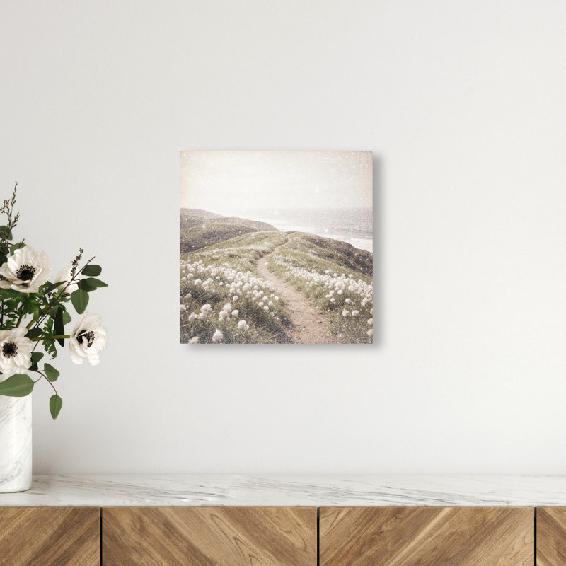 Blooming Path Print by Oliver Gal, 12" H x 12" W, Gallery Wrapped