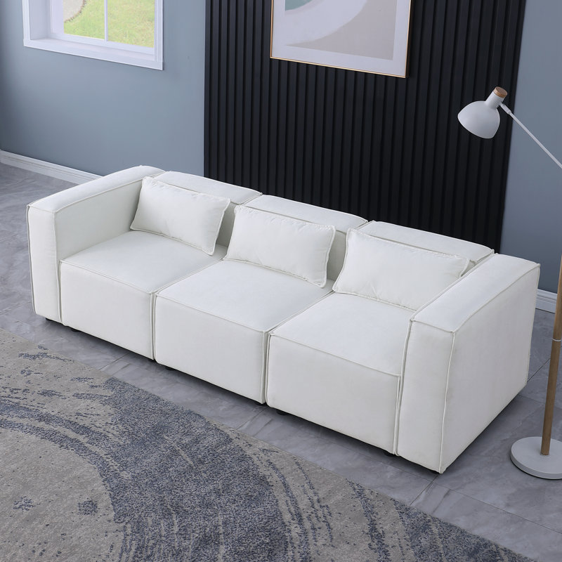 Modular Sofa  Chenille Fabric, Simple And Grand, The Seat And Back Is Very Soft. This Is Also A KNOCK DOWN Sofa