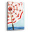 Art mural en verre Rosecliff Heights «Surf And Sun 1 Red» par Mercedes Lopez Charro-181994408