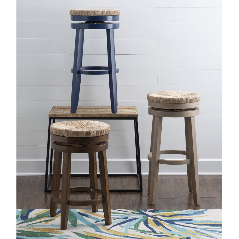 Tabouret de bar et de comptoir Granville, Naturel, Tabouret de comptoir (siège d'une hauteur de 25,5