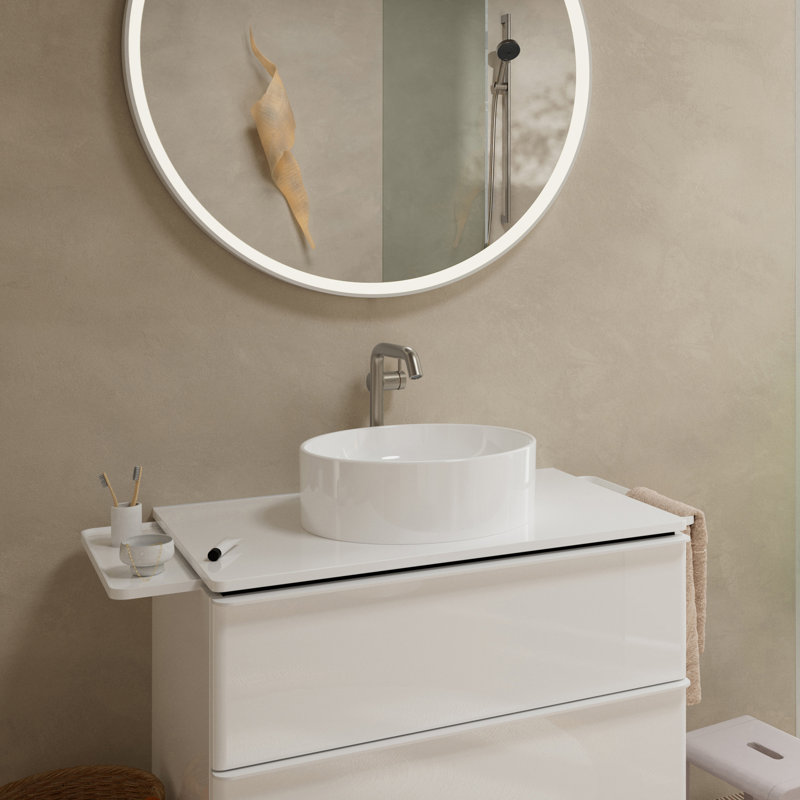 hansgrohe Tecturis S à un trou fin 240, 1,2 gal / min, Nickel brossé