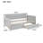 Twin Size Pine Wood Daybed With Two Storage Drawers-805946523