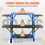 Rectangular Metal Folding Outdoor Camping Table , 126cm W 46cm D