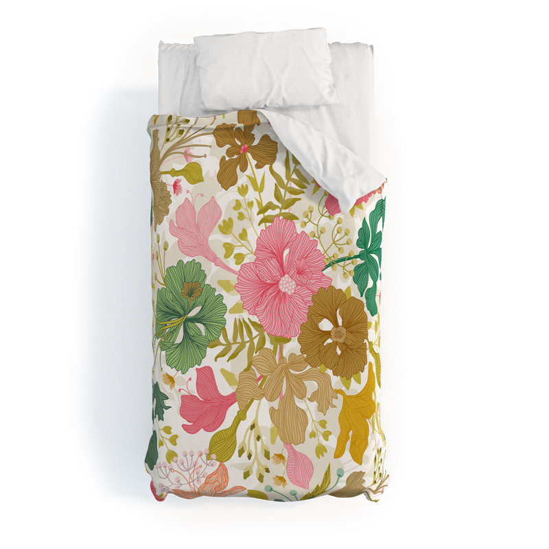 Housse de couette Moms Garden, Housse de couette simple très longue simple + 1 t
