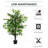 Charleston 145cm Faux Tree in Pot