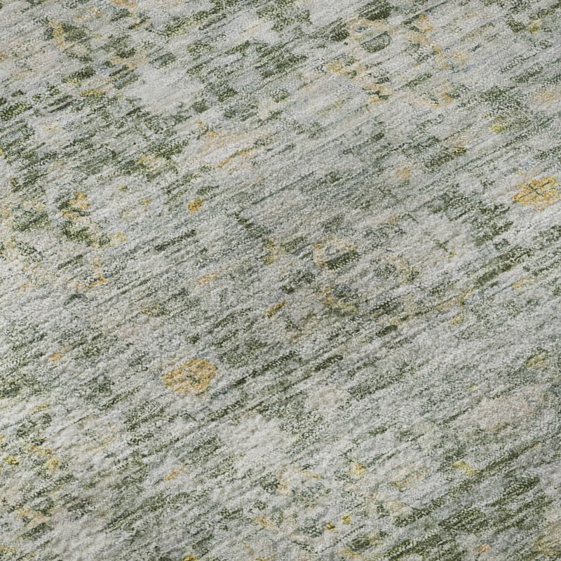 Premium Machine Washable Bucz AMF1747 Stripe Rug, Rectangle 3' x 5'