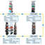 Ensemble de 2 organisateurs de sac à main, 8 pochettes, crochets en métal épais, organisateur de sac et porte-sac à main-1628035901