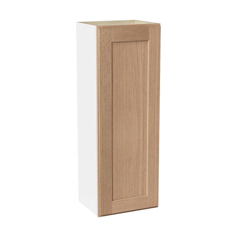 Armoire de cuisine en bois massif prête à assembler, H 42 po x l 15 po x P 12 po, Chêne Redondo