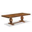 L'ensemble de table de salle à manger 5 pièces comprend une table de cuisine et 4 chaises de cuisine en tissu de lin brun avec dossier capitonné - finition noyer antique.-1620299199-1620299187-1633365240