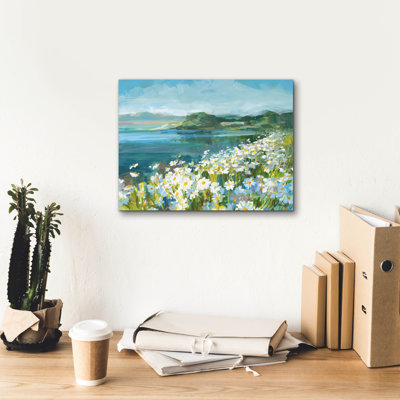 Toile épique «Wild Daisy Bay» par Danhui Nai