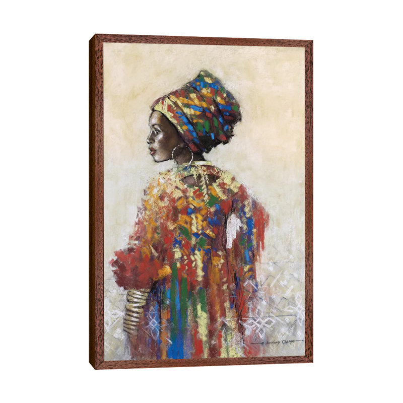Celebration Of Beauty II by E.A. Orme - Print on Canvas, Classic Brown Wood Framed, 101.6 cm H x 66.04 cm W