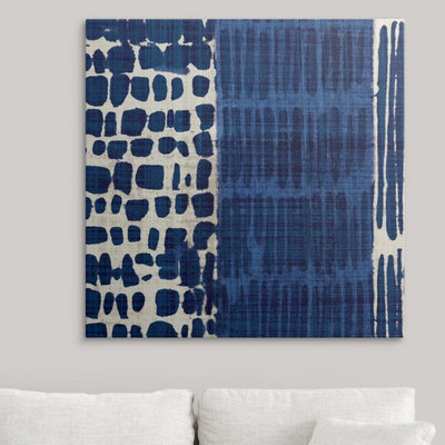 « i », reproduction d’art Indigo Batik