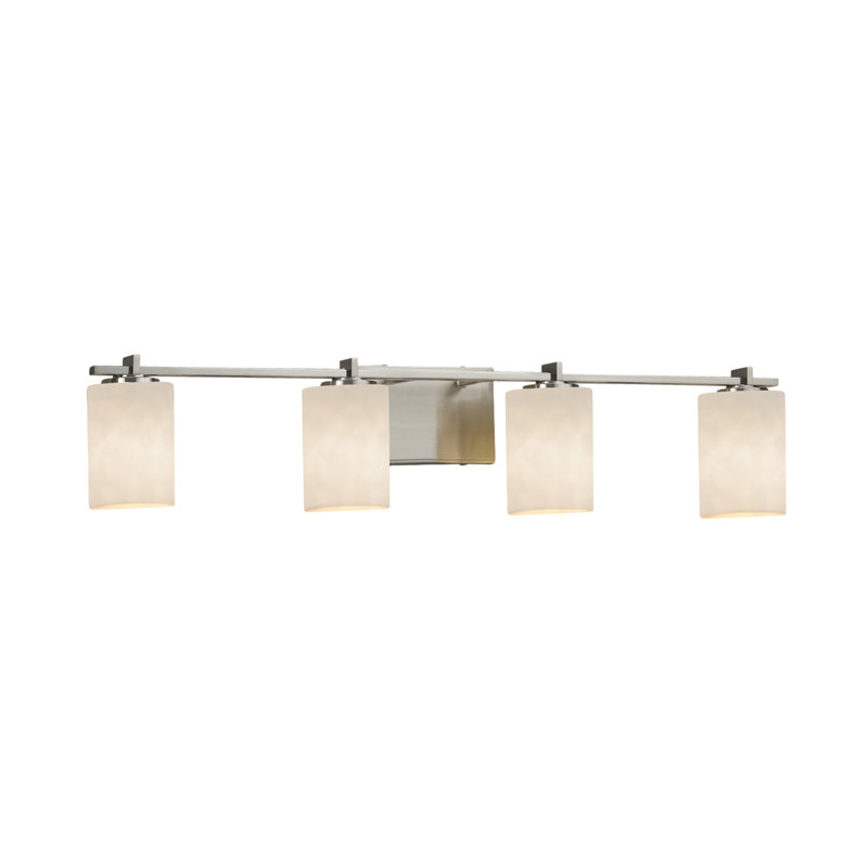 Brey 4 - Light Dimmable Bath Bar, Brushed Nickel