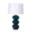 Hewitt Ceramic Table Lamp (Peacock)