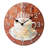 Wedgeworth 12" Coffee Quartz Wall Clock