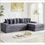 Nouveau canapé-lit modulaire surdimensionné New Arrived, canapé-lit convertible en forme de L avec huit coussins décoratifs-1414239634