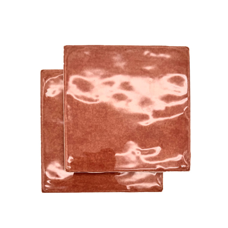 Craft 4 in. x 4 in. Glazed Ceramic Wall Tile (12.8 Sq. Ft. / Case), Terracotta
