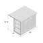 Swanscombe Kitchen Island with Granite Top-21904443