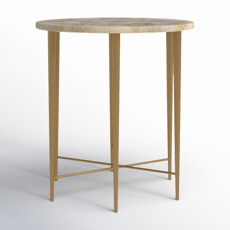 Tira Stone End Table
