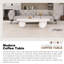Table d'appoint moderne Modern