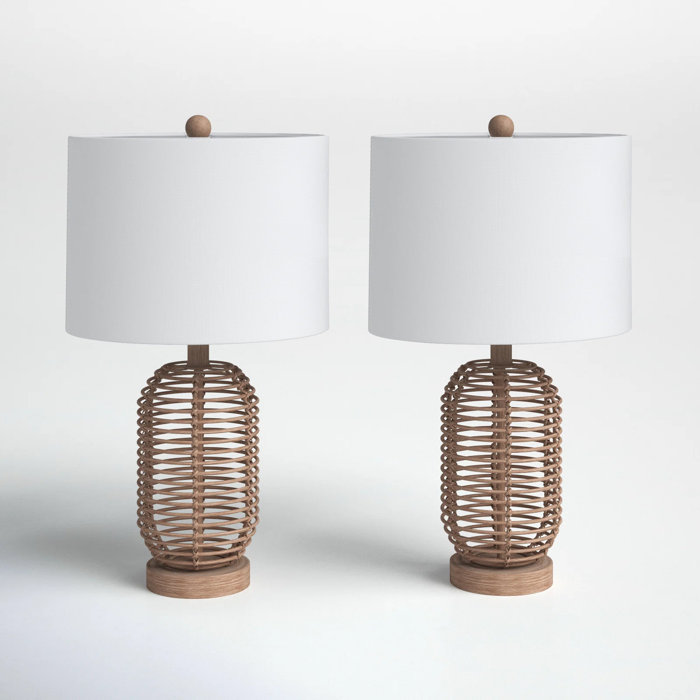wicker lamp