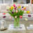 Tulips Arrangement in Vase