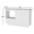 Waunda Solid and Manufactured Wood Kitchen Island with Drop-Leaf and Storage Cabinet 