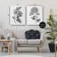 Ensemble de 2 reproductions d'art sur toile rétro en fleurs, design par Kelly Donovan-538592804