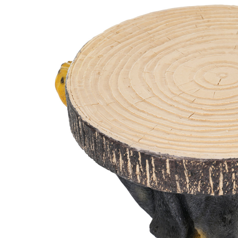 Tabouret de table d'appoint à piédestal 22,17 po H Black Dog