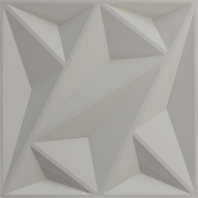 19 5/8"W x 19 5/8"H Marquise EnduraWall Decorative 3D Wall Panel, Metallic Antique Brass (Covers 2.67 Sq. Ft.)