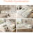 Modular Boucle Sectional Sofa, U-Shaped Couch with Ottoman-557385589-557385594