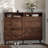 Tomoye Farmhouse Shoe Cabinet with 4 Drawers-1193631751