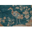 Tapis bleu en laine noué à la main de conception unique 2 pi 0 po x 3 pi 10 po New Age