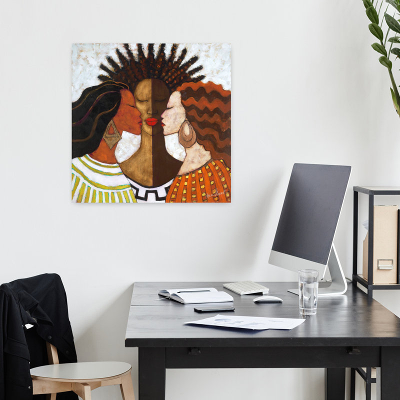 «Every Woman», art contemporain abstrait, H 18 po x l 18 po