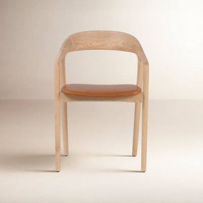 Kayla Genuine Leather Armchair