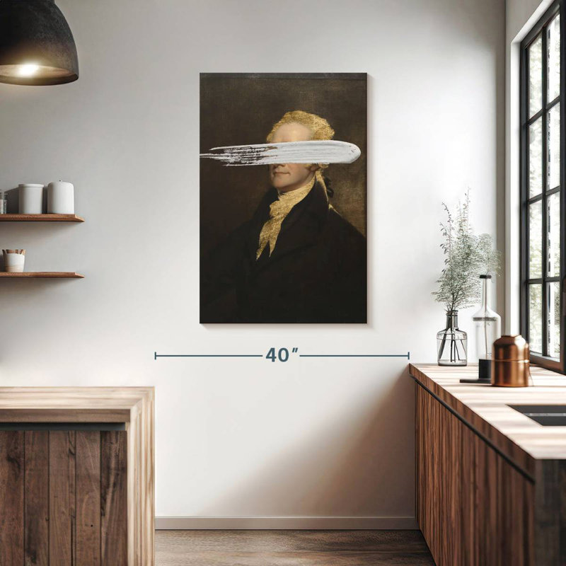 Leisha Masked Hamilton, 39" H x 26" W